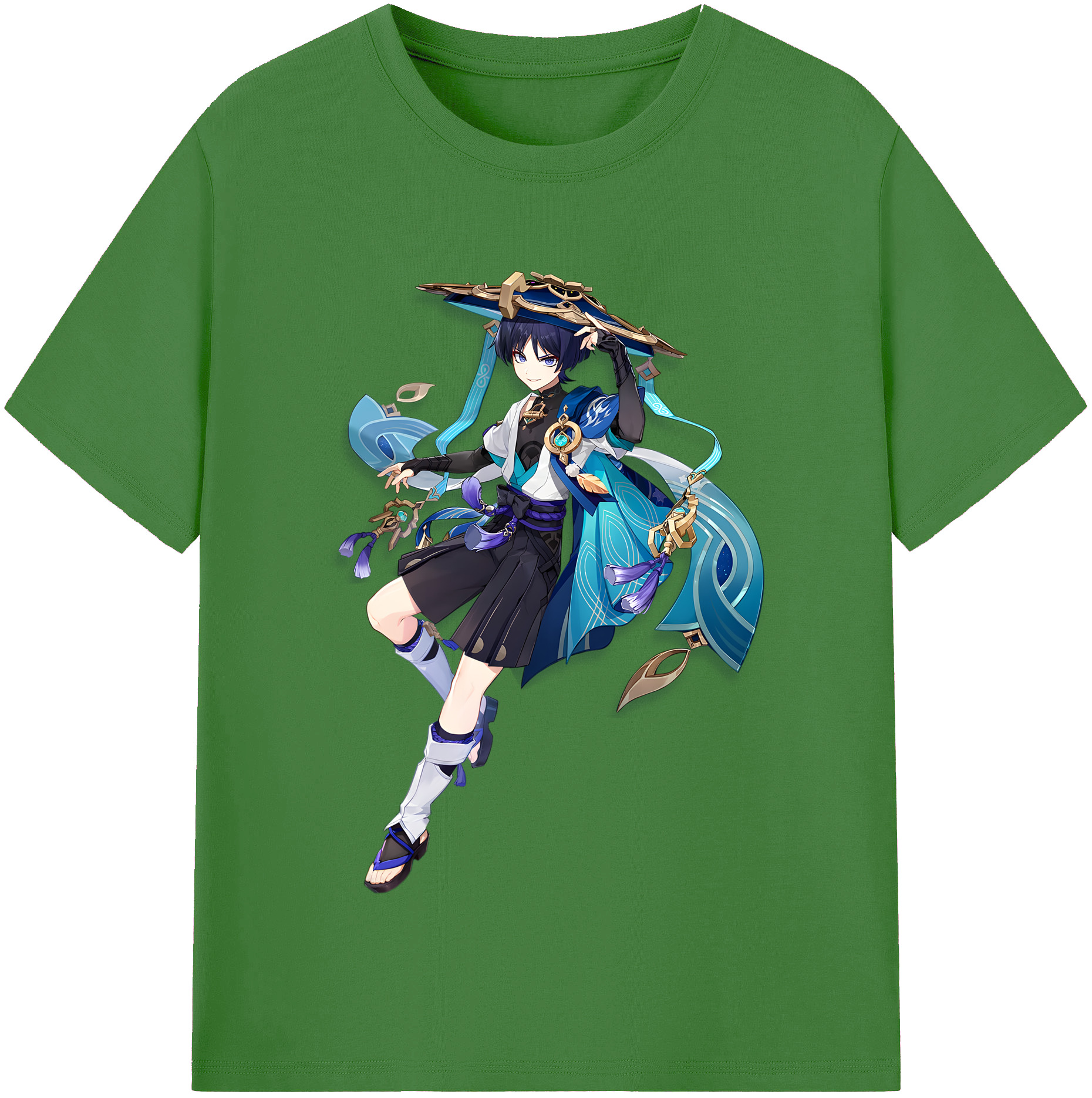 げんし神 さんペい genshin Sanpei レディースカジュアルプリントTシャツ（綿100％）